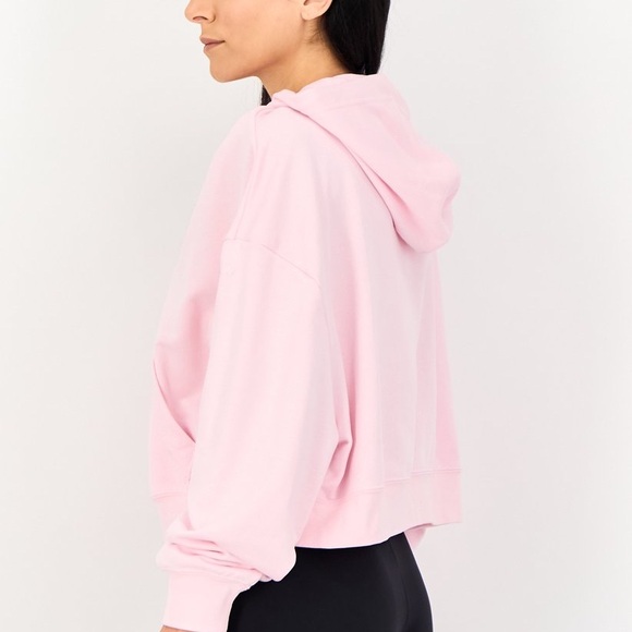 Nike Icon Clash Hoodie Pullover Loose Fit Pink Foam Green Logo Size M - Picture 12 of 13